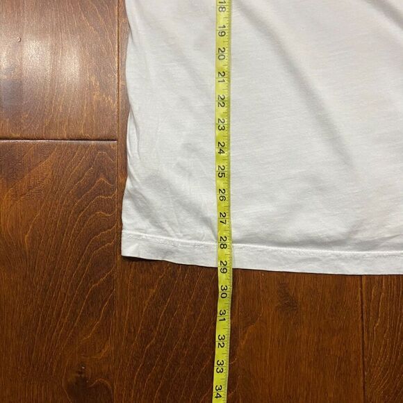 True Religion Basic Fit Vintage Print Logo White Red Cotton T-Shirt Men's XXL - Picture 8 of 8